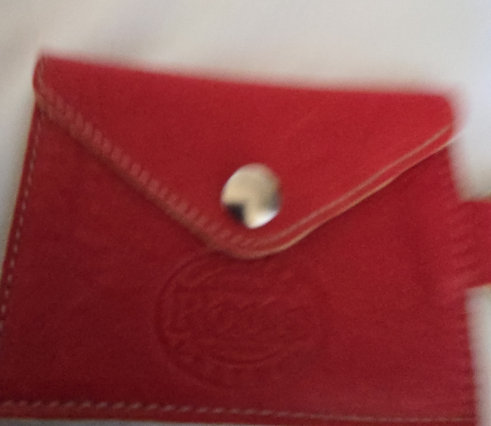Roots Red Key & Card Holder